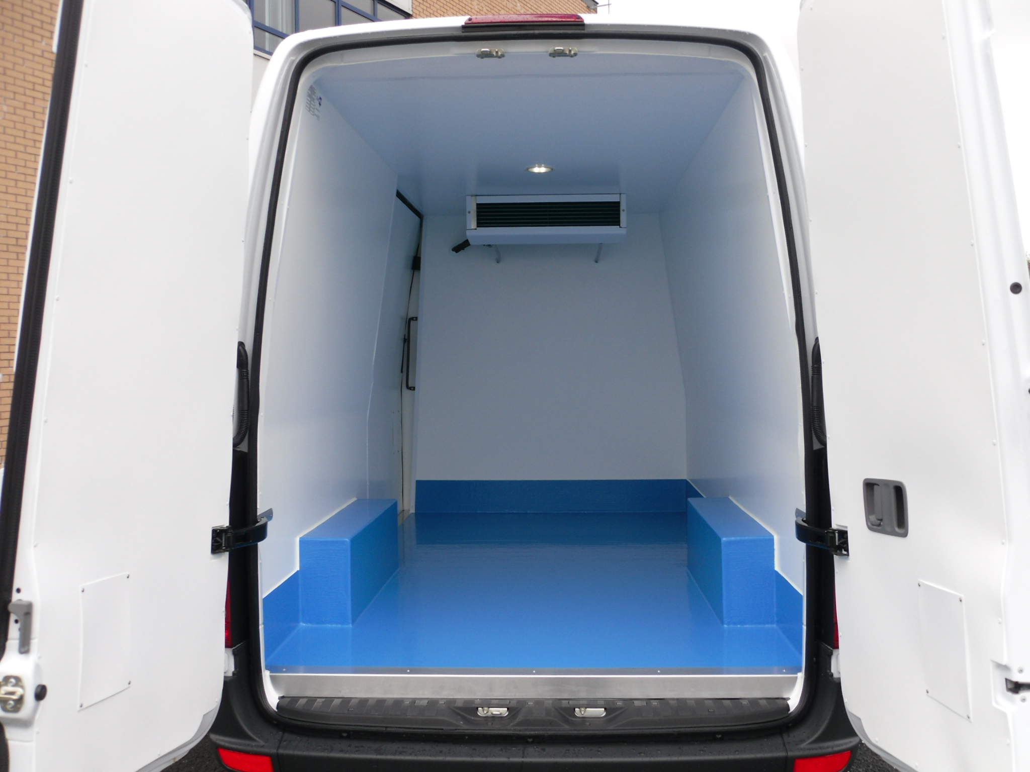 Wet Floor in a fridge van